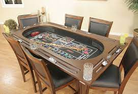 The texas hold em combination dining & poker table is one of our largest combination dining and poker tables. Dining Room Traditional Poker Table Combination Dining Tables Of Combo From Adorable Poker Dining Table Combo Poker Table Craps Dinner Table Games