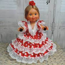 The doll is reborn into a new creation. Adorable Spanish Doll Outfitted In Traditional Dress Made In Spain