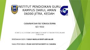 Penganalisis ekonomi yakin malaysia tidak akan mengalami kegawatan ekonomi di sebalik kejatuhan harga komoditi. Ppt Cabaran Dan Isu Semasa Dunia Petroleum Dalam Pendidikan Farah Nabilah Academia Edu