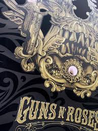 Guns n' roses poster bad boys great noize american tour live mint. Guns N Roses Poster On Behance