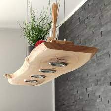Esstischlampe dimmbar 9ddf led pendelleuchten. Holz Hangelampe Pendellampe Pendelleuchte Led Vintage Dimmbar Gu10 Eiche Unikat Kaufen Bei Hood De Energieeffizienzklasse A