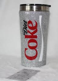Glitter Tumbler Glitter Can Cooler Diet Coke Tumbler Soda Etsy In 2020 Glitter Tumbler Diet Coke Coke Gifts