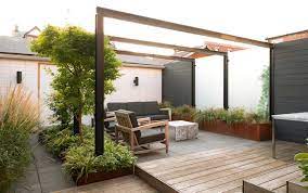 Diamond In The Rough Earth Inc Pergola Pergola Patio Modern Landscaping