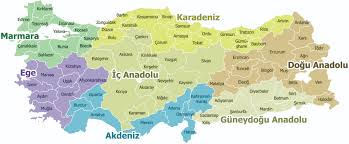Türkiye i̇ller ve bölgeler haritasını sınıflarınızda ve okullarınızda kullanabilirsiniz. Illeri Ve Bolgeleri Gosteren Turkiye Haritasi Meb Ders