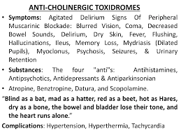 Image result for Cholinergic Toxicity