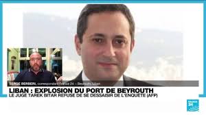 Explosions au port de Beyrouth : le juge chargé de l'enquête poursuivi en  justice pour "rébellion"