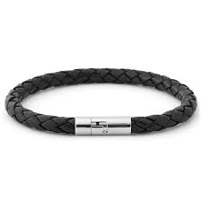 6mm Simple Bolo Braided Black Bracelet In Stock Fort Tempus In 2020 Mens Accessories Jewelry Mens Accessories Bracelet Black Bracelets