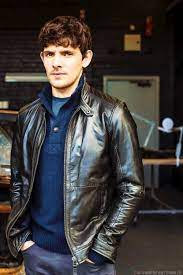 Colin Morgan Colin Morgan Leather Jacket Colin Bradley