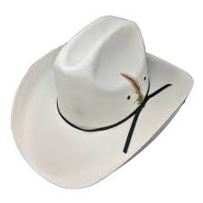 Large White Cowboy Hat With Black Ribbon Trim Off White Stiff Build Stars Amp Stripes Rodeo High Crown Dallas Style Cowboy Hats White Cowboy Hat Hats