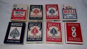 In addition to the point values of the cards, a canasta earns a bonus of 500 for a natural or pure canasta (one that has no wild card), and 300 for a mixed canasta (one that has one to three wild cards). 8 Lot Of Playing Cards Decks Bicycle Hoyle Maverick And Frontier Hotel 1834379773