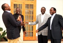 Raila odinga (with kalonzo musyoka). Inside Raila Kibaki And Kalonzo S Sh785 Million Perks