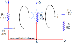 Kirchhoff S Current Voltage Law Kcl Kvl Solved Example Electrical Engineering Technology Electronic Engineering Electrical Engineering