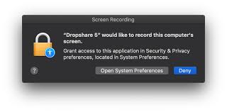 Screen recorder is the professional recording software compatible with both windows and mac systems. Enabling Screen Recording Permission On Macos Catalina 10 15 Dropshare User Guide