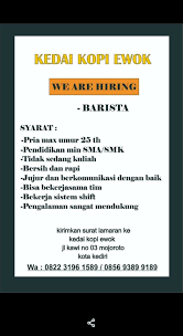 Info loker terkini di lampung tengah. Lowongan Kerja Kediri Ngikan Resto Warkop Ewok Jaga Toko Konter Roso Mulyo Lbb Number One Art Ud Padibuana Bungkus Roti Lowongan Kerja Terbaru