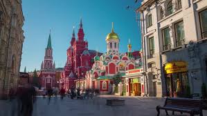 Узнайте точное время в москве, москва, россия. Moscow Famous Tourist Street Red Stock Footage Video 100 Royalty Free 12179507 Shutterstock