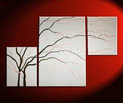 Black And White Cherry Blossom Wall Art Black And White Painting Wall Art Cherry Blossom Di Nathalievan Wall Painting Cherry Blossom Art Cherry Blossom Painting