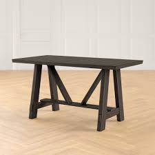 Above, the textural grain of solid oak—wire. Laurel Foundry Modern Farmhouse Sechelles Trestle Dining Table Reviews Wayfair
