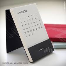 Inkello Matchbook Calendar Matchbook Calender Design Calendar