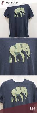 Nwt Banana Republic Camo Elephant Logo Graphic Tee Graphic Tees Logo Graphic Elephant Logo