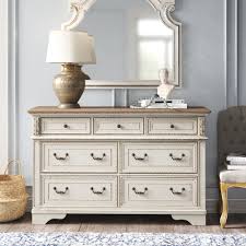 Vancleave 6 drawer 50'' w double dresser. White Wood Dressers Chests You Ll Love In 2021 Wayfair