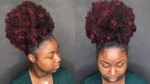 It helps ladies obtain a more stylish appearance. How To Dye Your Natural Hair Burgundy Without Bleach Youtube