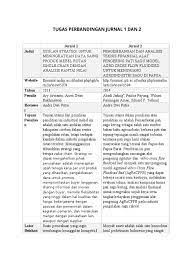 Pada bangunan perumahan tipe red valerian komplek citra garden banjarmasin. Perbandingan Review Jurnal 1 Dan 2 Docx