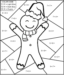 We have created 10 christmas math coloring worksheets for you to use during the days leading up to the holiday break. Math May Be Complicated For Some Children It S Helpful To Use The Aid Of Math C Christmas Math Worksheets Math Coloring Worksheets Addition Coloring Worksheet