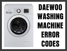 It is displayed when there was a fault in the aqua sensor, the aqua sensor is responsible for detecting whenever the water is clean or dirty and controls the water turbidity. Daewoo Washing Machine Error Fault Codes