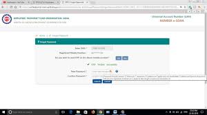 How to open an employee provident fund (epf) account? How To Create Set The New Password For Uan Account Online Youtube