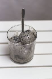 Schwarzes Sesam Eis Rezept Schwarzer Sesam Sesam Eis