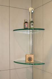 Glass Corner Shelves In Shower Love Glass Shower Shelves Glass Corner Shelves Shower Shelves