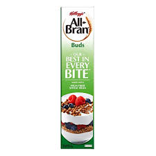 Amazon Com Kellogg S All Bran Bran Buds Cereal 17 7 Oz Pack Of 6 Bran Breakfast Cereals