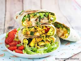 Burrito De Poulet A La Moutarde Et Courgette Mes Recettes Healthy Recette En 2020 Poulet Moutarde Burritos Poulet Recette Burritos