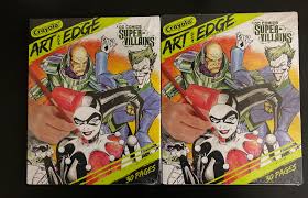 Crayola with edge coloring pages crayola with edge justice league collection 30. Crayola Art With Edge Dc Comics Super Villains 30 Coloring Pages 8 X 10 For Sale Online Ebay