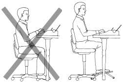 The height depends on the use and function of the chair. Health By Design