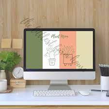 Excited To Share This Item From My Etsy Shop Plant Mom Desktop Wallpaper Laptop Wallpaper Down Laptop Wallpaper Desktop Wallpapers Coffee Theme Plant Mom