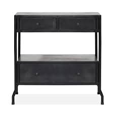Black Potter 3 Drawer Console Table Modern Tables At the brick, we have many options for your next modern console table, contemporary sofa table, industrial console table, rustic console table, or console table with storage.