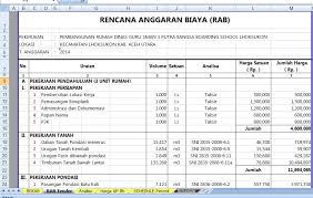 Download excel perhitungan rab dan time schedule untuk. Data Konstruksi Rumah Dinas Tipe 45 Cantik Gambar Rab Gratis Sudut Sipil