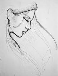 Side Sketch Art Sketches Pencil Drawings Easy Easy Drawings