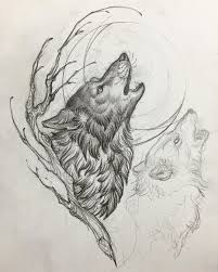 147 Likes 1 Comments Matt Buck He Draws On Instagram One Wolf Moon Noidolsnyc Wolftattoo Wolf Wolf Tattoo Design Wolf And Moon Tattoo Wolf Tattoos
