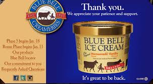 Pistachio ice cream blue bell. Blue Bell Ice Cream Reveals Plans For Fifth Phase Of Market Re Entry