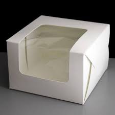 Modern and popular cake boxes manufactured from a strong white card and featuring a display window made from plastic. Window Pastry Packaging Box At Rs 3 Piece Pastry Boxes Id 20405234388