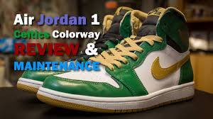All categories antiques art automotive baby books business & industrial cameras & photo cell phones & accessories clothing, shoes & accessories. Air Jordan 1 Retro Celtics Colorway Review Maintenance Youtube