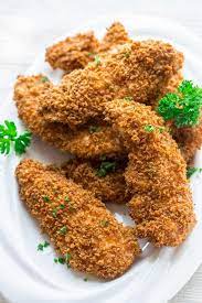 Repeat with the remaining margarine, oil and chicken fingers. Baked Chicken Tenders Healthy Seasonal Recipes