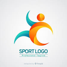 It launches you as a serious business. Download Sport Logo Template With Abstract Shapes For Free Sports Logo Design Sports Logo Logo Templates