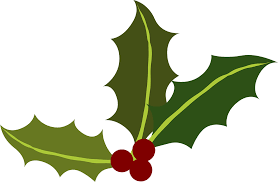 Green Holly Berries Christmas Transparent Image Holly Berries Holly Leaf Holiday Clipart