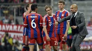 {{ mactrl.hometeamperformancepoll.totalvotes + mactrl.awayteamperformancepoll.totalvotes }} votes. Barcelona V Bayern Juventus V Real Madrid In Champions League Semis Sports