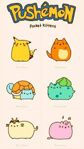 Pusheen Pokemon Characters Giggle 3 Cute Pokemon Pokemon Pusheen Cat