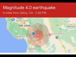 Earthquake California Today Earthquake Gilroy Earthquake San Jose Earthquake San Francisco Youtube