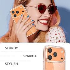 YIRSUR Funda para iPhone 17 Pro Glitter, con 2 Protectores de Pantalla y 2  Protectores de Cámara, Carcasa Transparente Glitter, Fina y Suave, Silicona  TPU Resistente a los Golpes : Amazon.es: Electrónica